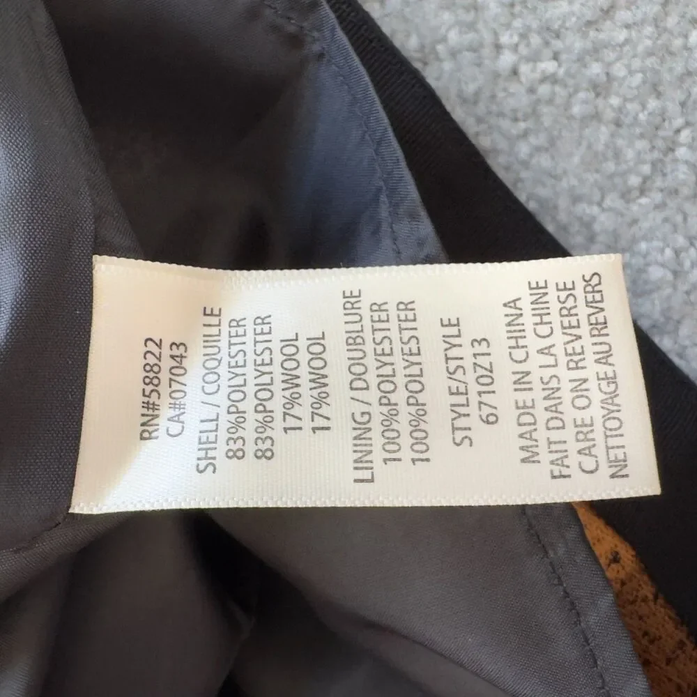 / Max Studio Black Cognag Short A-line Skirt Party Cocktail NWT LARGE
